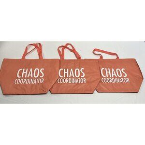 3 Chaos Coordinator Tote Bag Refferal/Inspirational Gifts 🛍️